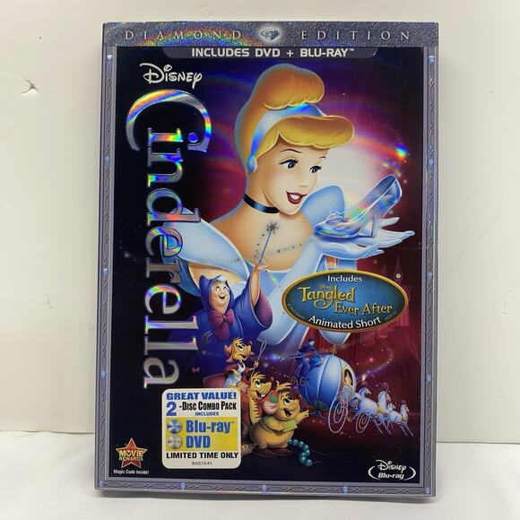 Cinderella (Blu-ray/DVD, 2012, 2-Disc Set, Diamond Edition DVD/Blu-ray) - Picture 1 of 3